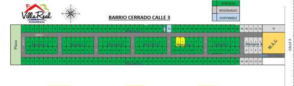 Vendo 2 hermosos terrenos en el barrio cerrado calle 3